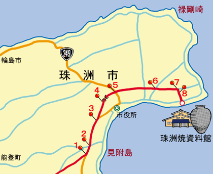 珠洲道路地図