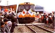 JR能登線が廃止され、第3セクター「のと鉄道」が運行の画像