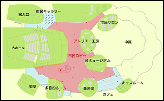 市民ロビーの位置