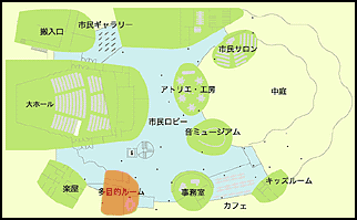 多目的ルーム1・2の位置