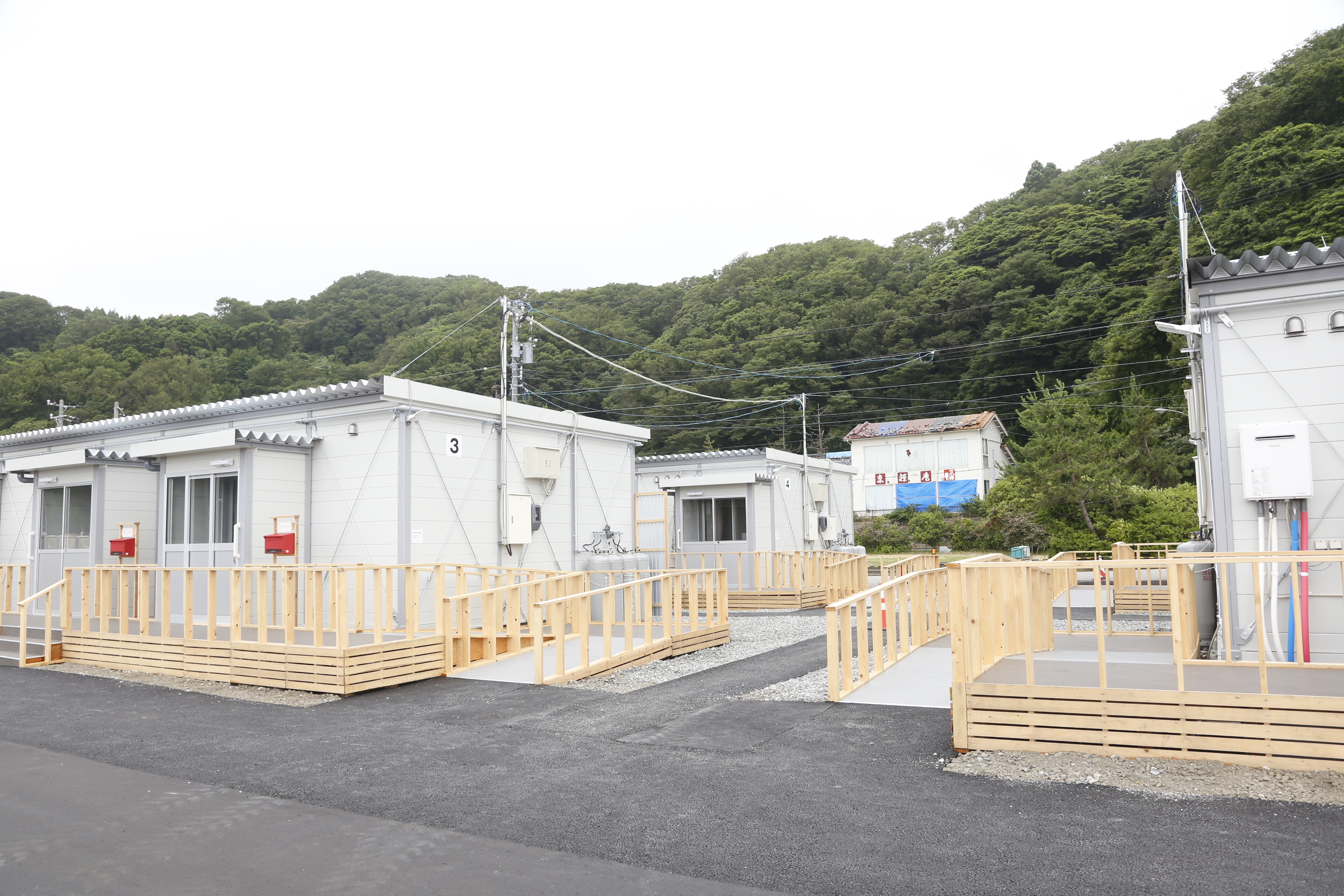 仮設住宅写真