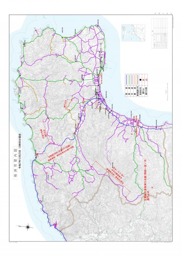 通行可能マップ