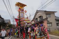 祭りの様子（蛸島キリコ祭り）