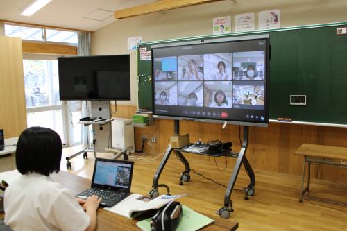 大谷小中学校授業